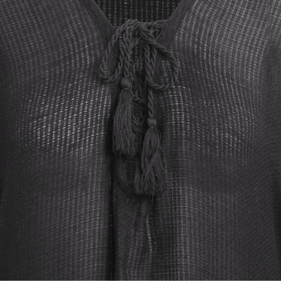 NEW Walter Baker Acapulco Kaftan in Black NEW - Picture 6 of 8